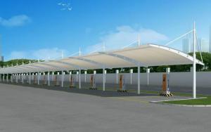 渭南湖膜结构停车棚